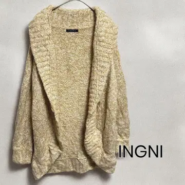 INGNI 잉그 가디건 미들 기장 베이지 여성용