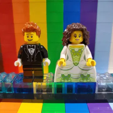 LEGO 미니 피규어 웨딩 세트