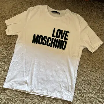 LOVE MOSCHINO 러브모스키노 로고 티셔츠 사이즈 XL