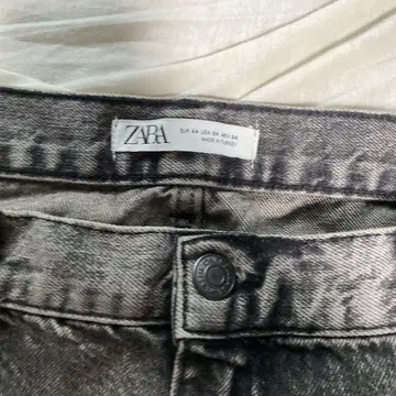 ZARA 그레이 데님 카고 팬츠
