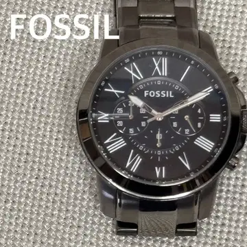 작동품 파슬 FOSSIL 블랙 아날로그 손목시계 fs4831 R