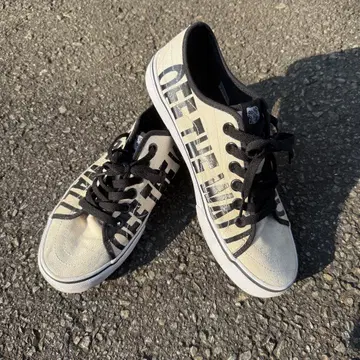Vans OFF THE WALL 스니커즈 베이지/화이트 27cm