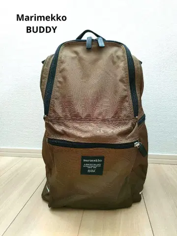 한정판 marimekko 마리메꼬 백팩 BUDDY 브라운