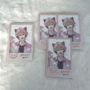 니지산지 아카기 웬 멍냥days 체키풍 카드