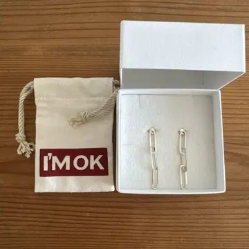 Ron Herman I'M OK 실버 귀걸이
