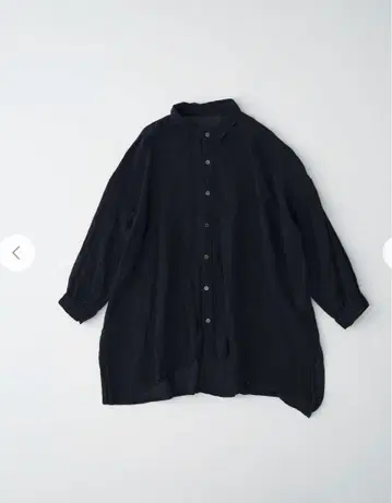 네스트로브 린넨 거즈 셔츠 (블랙) 새상품 미사용