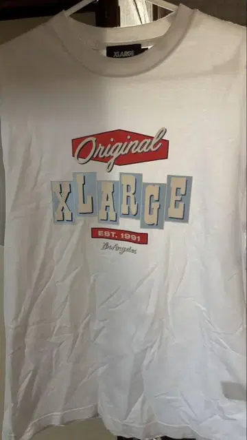 XLARGE 티셔츠 화이트