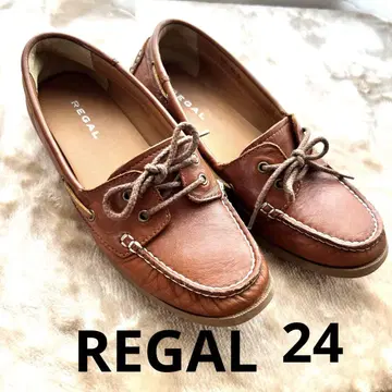 REGAL 브라운 가죽 로퍼
