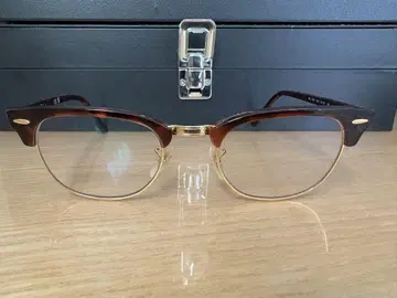 Ray-Ban T 브라운 라운드 안경