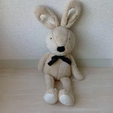 토끼 봉제 인형 베이지
