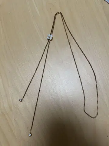 폴리 폴리 클로버 롱 목걸이