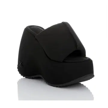 TOKYO BLACK PLATFORM SANDALS