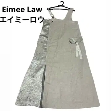 Eimee Law 에이미로우 점퍼 스커트 린넨 원피스 38 M~L