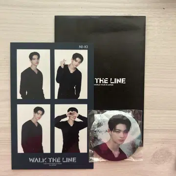 니키 WALK THE LINE 캔뱃지 4cutsphoto