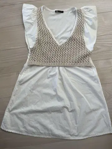ZARA V넥 원피스 튜닉