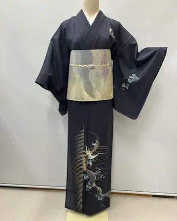 7850 여름 명주 호몬기 (순수 실크) 시츠케 첨부