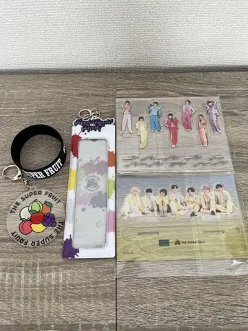 스파후루 아크릴 스탠드 아크릴 키링 세트와 밴드