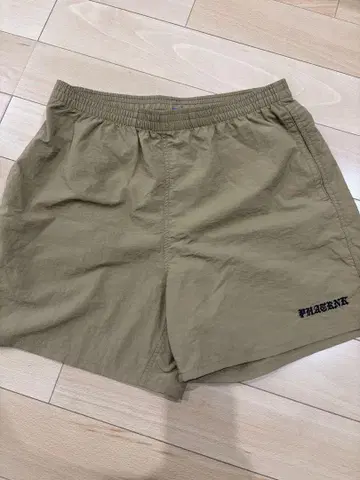 PHATRNK 카키 하프 팬츠 S