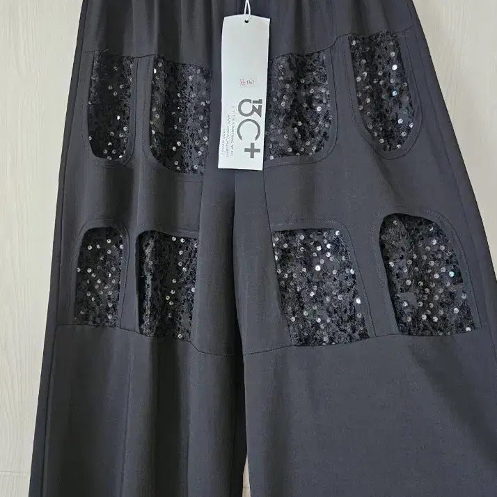 Trimming Bird Oblique Wrap Pants SS Version Black S on