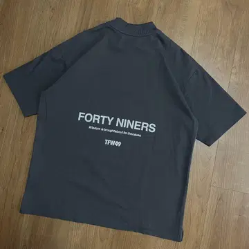 TFW49 MOCKNECK T 모크넥 XL 차콜 티셔츠