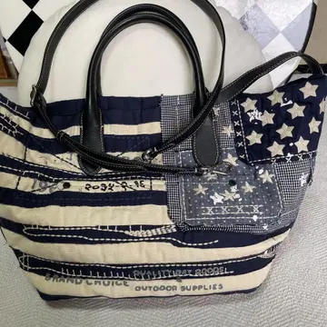 POLO RALPH LAUREN 랄프 로렌 패치워크 토트백