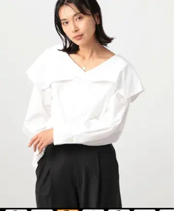 BARNYARDSTORM 빅 칼라 블라우스