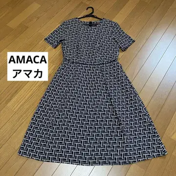 [미사용품] AMACA 원피스 반팔 사이즈 38