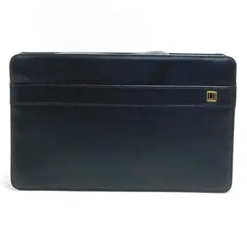새상품급 dunhill 던힐 세컨드백 클러치백 블랙 이탈리아제