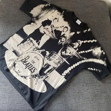 THE BEATLES 올 패턴 T셔츠 L 모스키토 헤드