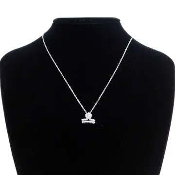 새상품급 SWAROVSKI 스와로브스키 라운드 브릴리언트 컷 목걸이
