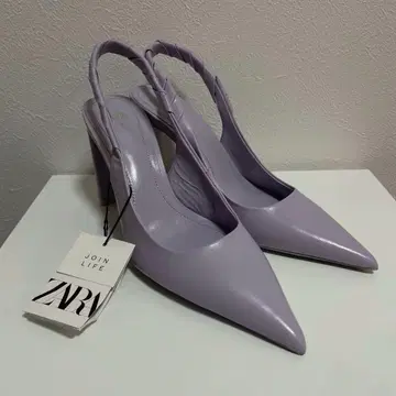 [새상품] ZARA 펌프스 스틸레토 슬링백 36 (23cm)