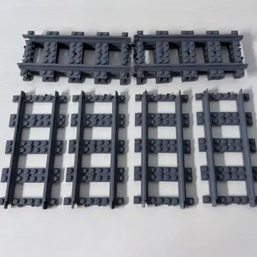 LEGO 기차 직선 레일 8개