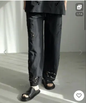 anuk Cutwork Lace Pants