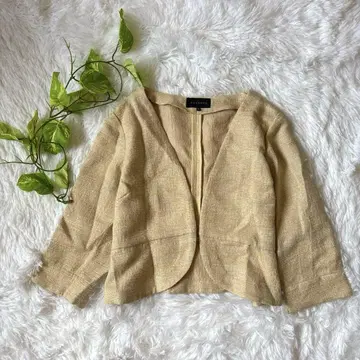 [ TALBOTS ] 여성용 노카라 자켓 (XL) 겉옷 코튼