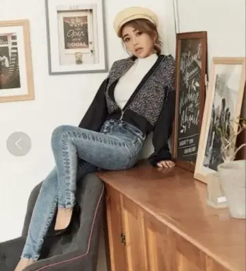 에이미 스키니 데님 하이웨스트