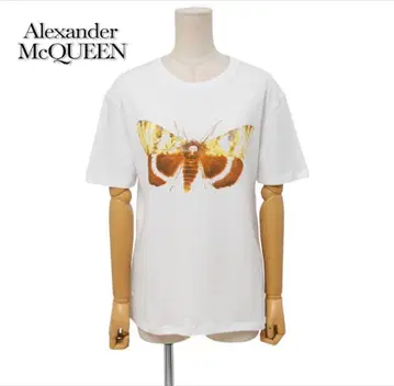 [미사용] ALEXANDER MCQUEEN 나비 코튼 티셔츠 풀오버
