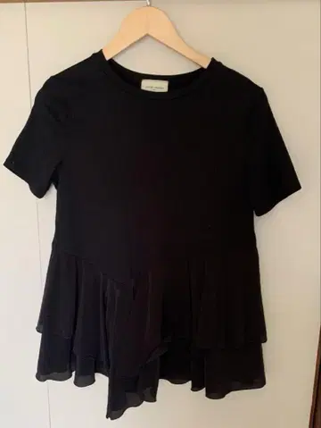 UNITED ARROWS 불규칙 티어드 콤비 T셔츠
