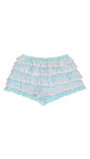 igusa 193 Star dot lace pants (sky blue)