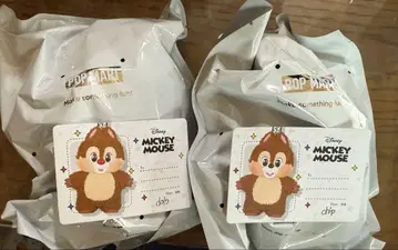 POPMART 팝마트 미키 패밀리 칩 & 데일 2개 세트