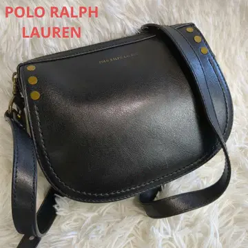 비교적 새상품급 Polo Ralph Lauren 올 가죽 숄더백