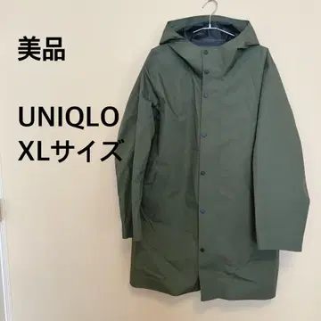[새상품급] UNIQLO/남성용/아우터/카키/무지/겨울/점퍼