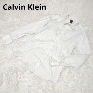 [Calvin Klein] 캘빈클라인 (M) 긴팔 셔츠 스트라이프