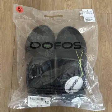 새상품 OOFOS OOyea 24cm Black 우포스 우야
