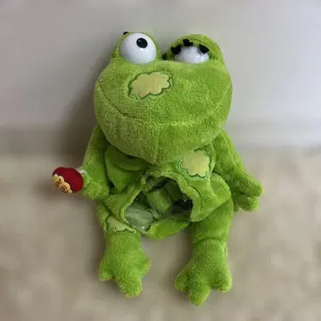 츄파춥스 chupachups 개구리 럭색 봉제 인형