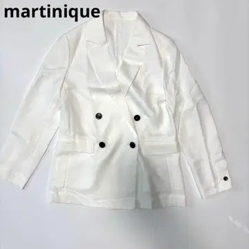 새상품급 마르티니크 martinique 더블 자켓 화이트