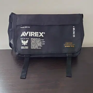 미사용품) AVIREX 메신저 백 블랙