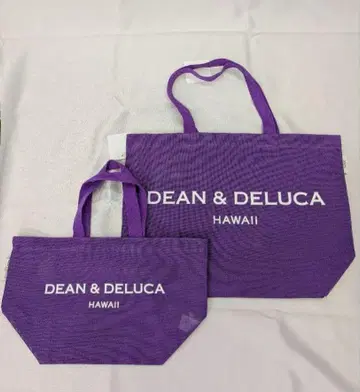 DEAN & DELUCA 토트백 세트 대소 보라색
