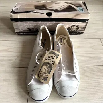 DEADSTOCK 컨버스 잭파셀 로우컷 US8.5 화이트