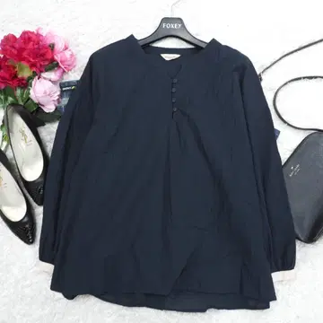 G6290*사만사 모스모스 티셔츠 풀오버 네이비 F