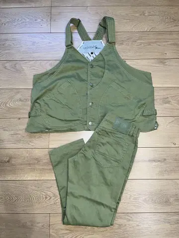 Workman 그린 데님 셋업